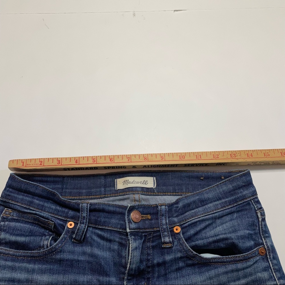 Madewell “Skinny Skinny” Denim Jeans Boho Preppy Streetwear Casual Size 25 - Picture 8 of 11